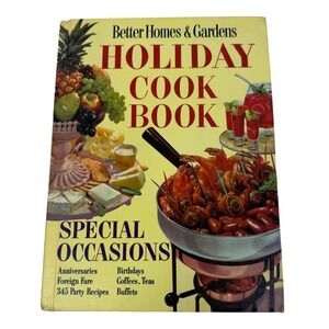 VTG Better Homes & Gardens Holiday Cook Book 1959 Special Occasions 345 Recipes